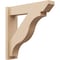 Ekena Millwork 5 1/2-in W x 22-in D x 22-in H Funston Slat Rough Cedar Woodgrain TimberThane Outlooker, Primed Tan OUTUR055X22X22FST24RCPR - alternate 1